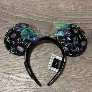 Disney Black and Iridescent Minnie Mouse Ears Headband